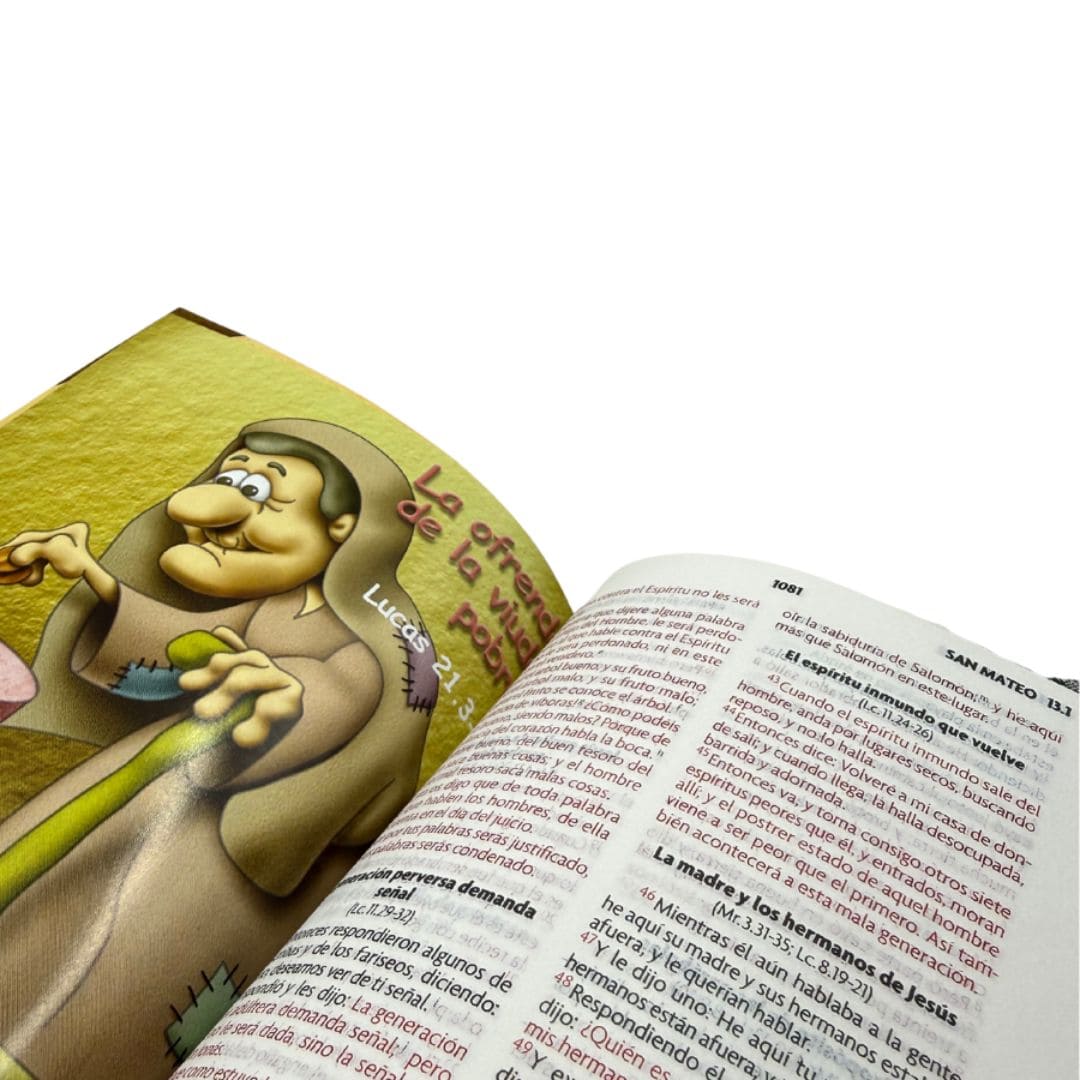 Biblia para niños, Reina Valera 1960, Tamaño Compacto, Tapa Dura, Amigos por Siempre Colores 9798886391480 Biblia para niños, Reina Valera 1960, Tamaño Compacto, Tapa Dura, Amigos por Siempre Colores - Imagen 3
