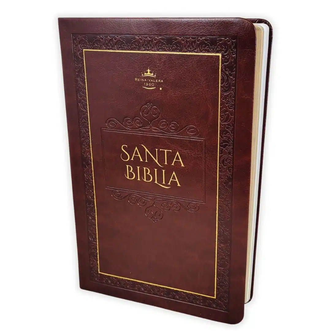 Biblia Reina Valera 1960, Tamaño Manual, Letra Grande, Símil Piel, Marrón, Canto dorado 9798893842913 Biblia Reina Valera 1960, Tamaño Manual, Letra Grande, Símil Piel, Marrón, Canto dorado