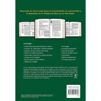 Biblia de Estudio Diario Vivir, NTV, Letra Grande, Tapa Dura 9781496455727 Biblia de Estudio Diario Vivir, NTV, Letra Grande, Tapa Dura - 9781496455727