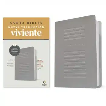 Biblia Valor Prémium, NTV, Letra Grande, Símil Piel, Gris 9781496489005 Biblia Valor Prémium, NTV, Letra Grande, Símil Piel, Gris - 9781496489005