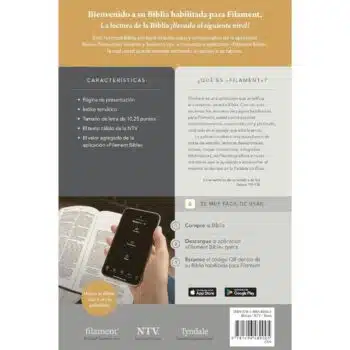 Biblia Valor Prémium, NTV, Letra Grande, Símil Piel, Gris 9781496489005 Biblia Valor Prémium, NTV, Letra Grande, Símil Piel, Gris - 9781496489005