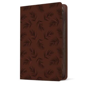 Alternative view of Biblia Ultrafina NTV, Letra Grande con Filament, SentiPiel, Zíper, Palmera, Café