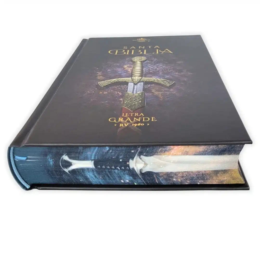 Biblia Reina Valera 1960, Letra Grande, Tapa Dura con Elastico, Espada, Negro, Canto pintado 9798893843477 Biblia Reina Valera 1960, Letra Grande, Tapa Dura con Elastico, Espada, Negro, Canto pintado - Imagen 2