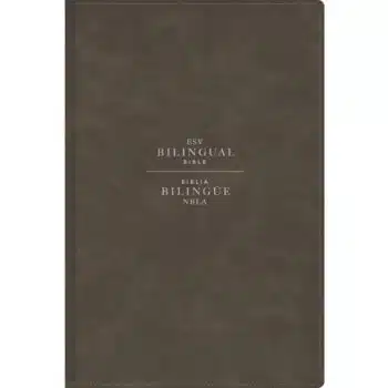 Inicio Biblia Bilingüe, ESV/NBLA, Símil Piel, Gris
