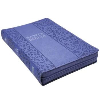 Alternative view of Biblia Reina Valera 1960, Letra Grande, Símil Piel, Índice, Cierre, Lavanda