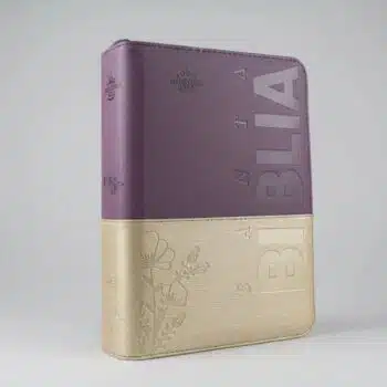 Biblia Reina Valera 1960, Letra Grande, Símil Piel, Índice, Cierre, Beige-Morado 9786287781740 Biblia Reina Valera 1960, Letra Grande, Símil Piel, Índice, Cierre, Beige-Morado - 9786287781740