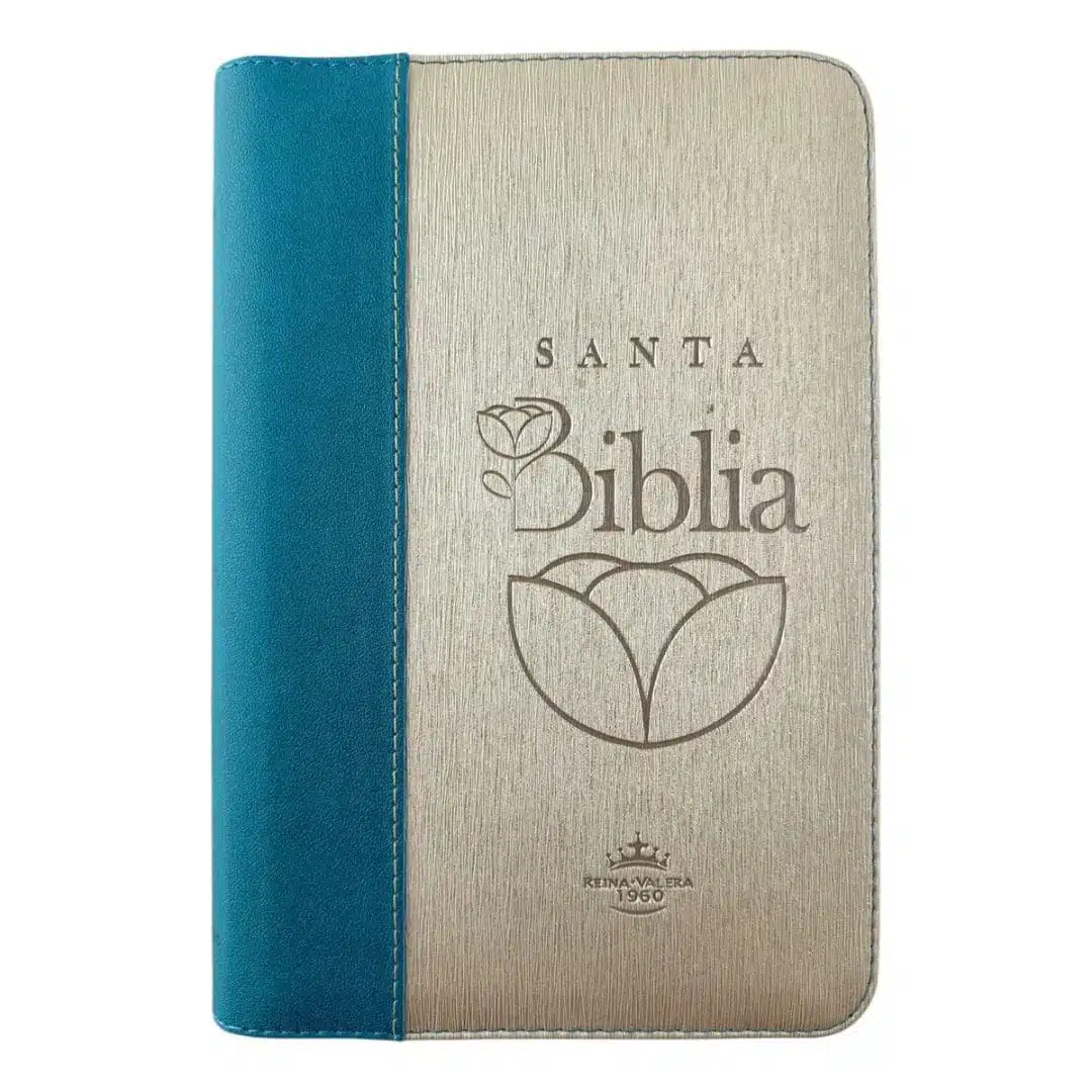 Biblia Reina Valera 1960, Letra Grande, Símil Piel, Índice, Cierre, Beige-Verde Aguamarina 9786287781764 Biblia Reina Valera 1960, Letra Grande, Símil Piel, Índice, Cierre, Beige-Verde Aguamarina