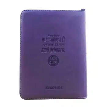 Biblia Reina Valera 1960, Letra Grande, Símil Piel, Cierre, Lila, Canto pintado 9789587459838 Biblia Reina Valera 1960, Letra Grande, Símil Piel, Cierre, Lila, Canto pintado - 9789587459838