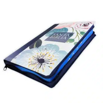 Biblia Reina Valera 1960, Letra Super Gigante, Símil Piel, Índice, Cierre, Azul Floral 7899938422120 Biblia Reina Valera 1960, Letra Super Gigante, Símil Piel, Índice, Cierre, Azul Floral - 7899938422120