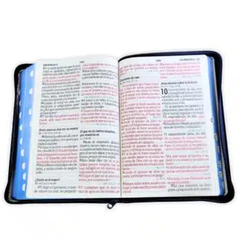 Biblia Reina Valera 1960, Letra Super Gigante, Símil Piel, Índice, Cierre, Azul Floral 7899938422120 Biblia Reina Valera 1960, Letra Super Gigante, Símil Piel, Índice, Cierre, Azul Floral - 7899938422120