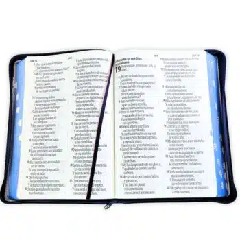 Biblia Reina Valera 1960, Letra Super Gigante, Símil Piel, Índice, Cierre, Azul Floral 7899938422120 Biblia Reina Valera 1960, Letra Super Gigante, Símil Piel, Índice, Cierre, Azul Floral - 7899938422120