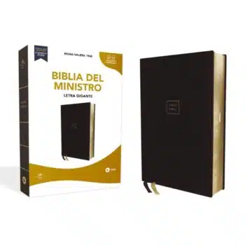 Inicio Biblia del Ministro, Reina Valera 1960, Letra Gigante, Símil Piel, Negro