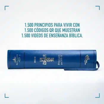 Biblia de Estudio QR, Principios para Vivir, Reina Valera 1960, Símil Piel, Azul 9781736714300 Biblia de Estudio QR, Principios para Vivir, Reina Valera 1960, Símil Piel, Azul - 9781736714300