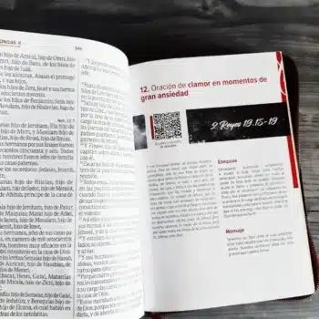 Biblia de Oraciones, Reina Valera 1960, Letra Grande, Símil Piel, Cierre, Café 9789587456943 Biblia de Oraciones, Reina Valera 1960, Letra Grande, Símil Piel, Cierre, Café - 9789587456943