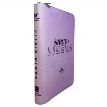 Biblia Sirve y Lidera, Reina Valera 1960, Letra Grande, Símil Piel, Cierre, Lila, Canto Plateado 9789587459555 Biblia Sirve y Lidera, Reina Valera 1960, Letra Grande, Símil Piel, Cierre, Lila, Canto Plateado - 9789587459555
