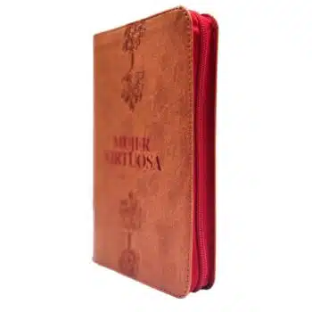 Biblia Mujer Virtuosa, Reina Valera 1960, Letra Grande, Símil Piel, Cierre, Naranja, Canto Plateado 9789587459920 Biblia Mujer Virtuosa, Reina Valera 1960, Letra Grande, Símil Piel, Cierre, Naranja, Canto Plateado - 9789587459920