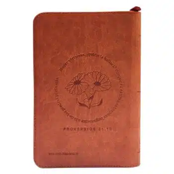 Biblia Mujer Virtuosa, Reina Valera 1960, Letra Grande, Símil Piel, Cierre, Naranja, Canto Plateado 9789587459920 Biblia Mujer Virtuosa, Reina Valera 1960, Letra Grande, Símil Piel, Cierre, Naranja, Canto Plateado - 9789587459920