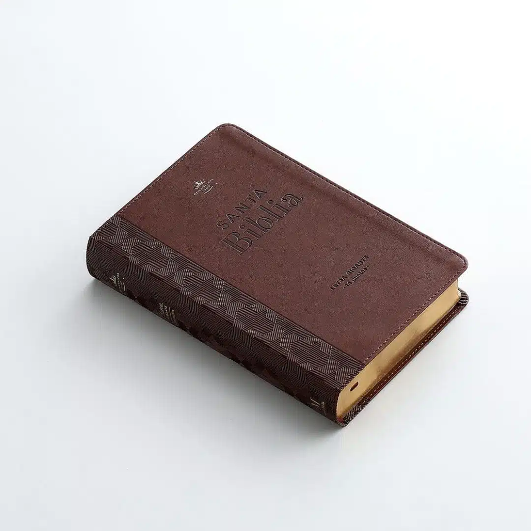 Biblia Reina Valera 1960, Letra Gigante, Símil Piel, Café, Canto Dorado 9798885169042 Biblia Reina Valera 1960, Letra Gigante, Símil Piel, Café, Canto Dorado - Imagen 2