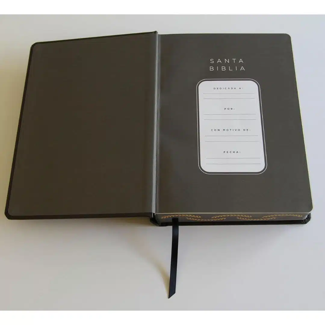 Biblia de Apuntes, Reina Valera 1960, Tapa Dura, Negro y Oro, Canto pintado 9798890982230 Biblia de Apuntes, Reina Valera 1960, Tapa Dura, Negro y Oro, Canto pintado - Imagen 3