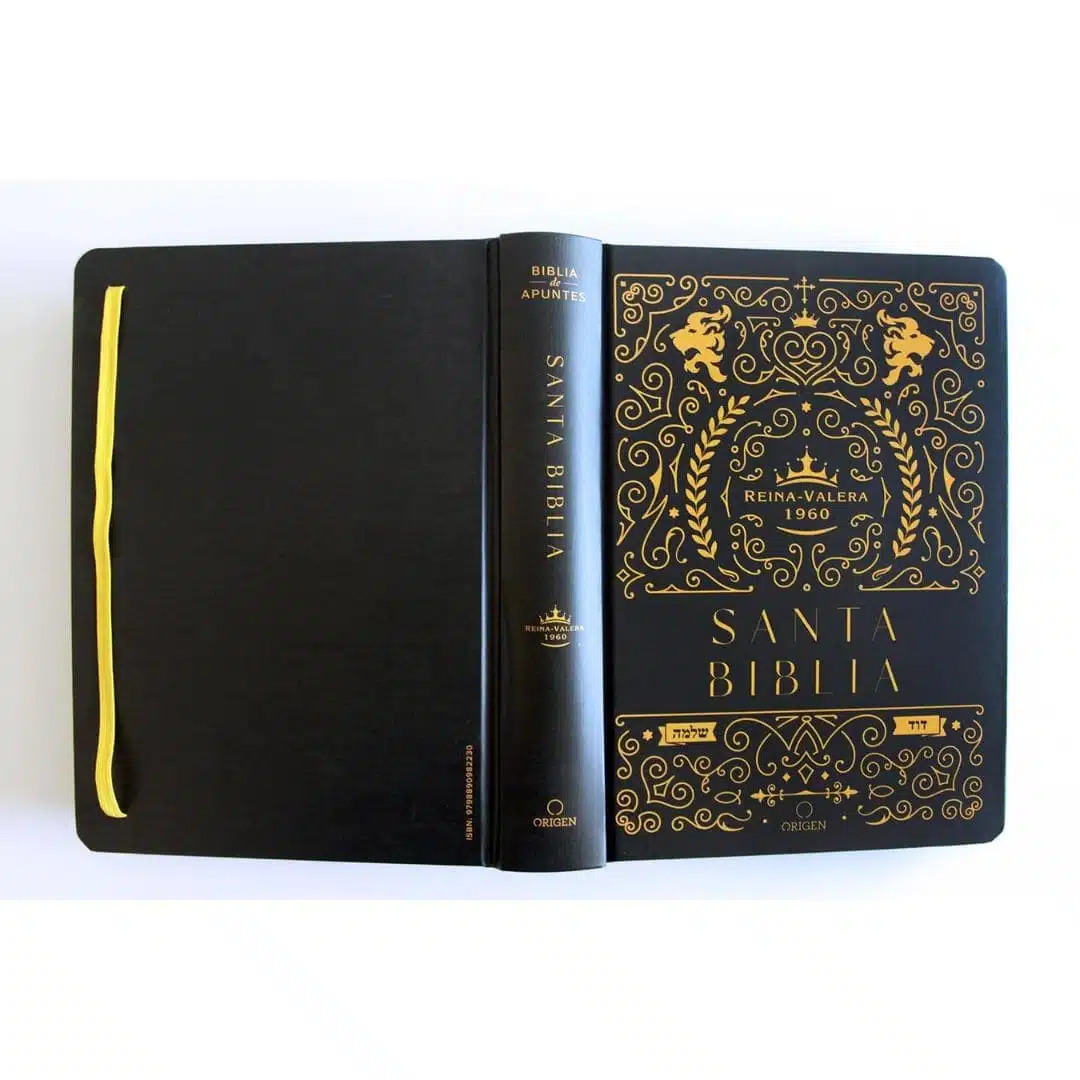 Biblia de Apuntes, Reina Valera 1960, Tapa Dura, Negro y Oro, Canto pintado 9798890982230 Biblia de Apuntes, Reina Valera 1960, Tapa Dura, Negro y Oro, Canto pintado - Imagen 6