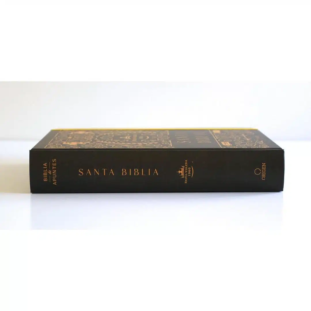 Biblia de Apuntes, Reina Valera 1960, Tapa Dura, Negro y Oro, Canto pintado 9798890982230 Biblia de Apuntes, Reina Valera 1960, Tapa Dura, Negro y Oro, Canto pintado - Imagen 7
