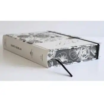 Biblia de Apuntes, Reina Valera 1960, Tapa Dura, Blanco y Negro con flores 9798890982292 Biblia de Apuntes, Reina Valera 1960, Tapa Dura, Blanco y Negro con flores - 9798890982292
