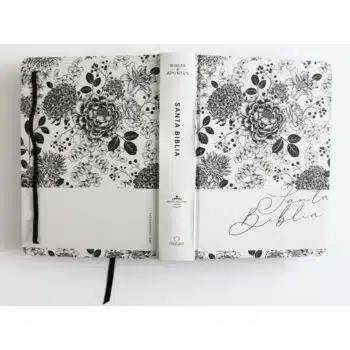 Biblia de Apuntes, Reina Valera 1960, Tapa Dura, Blanco y Negro con flores 9798890982292 Biblia de Apuntes, Reina Valera 1960, Tapa Dura, Blanco y Negro con flores - 9798890982292