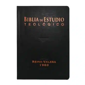 Inicio Biblia de Estudio Teológico Reina Valera 1960, Tapa Dura, Índice, Canto Bronce