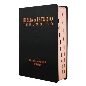 Alternative view of Biblia de Estudio Teológico Reina Valera 1960, Tapa Dura, Índice, Canto Bronce