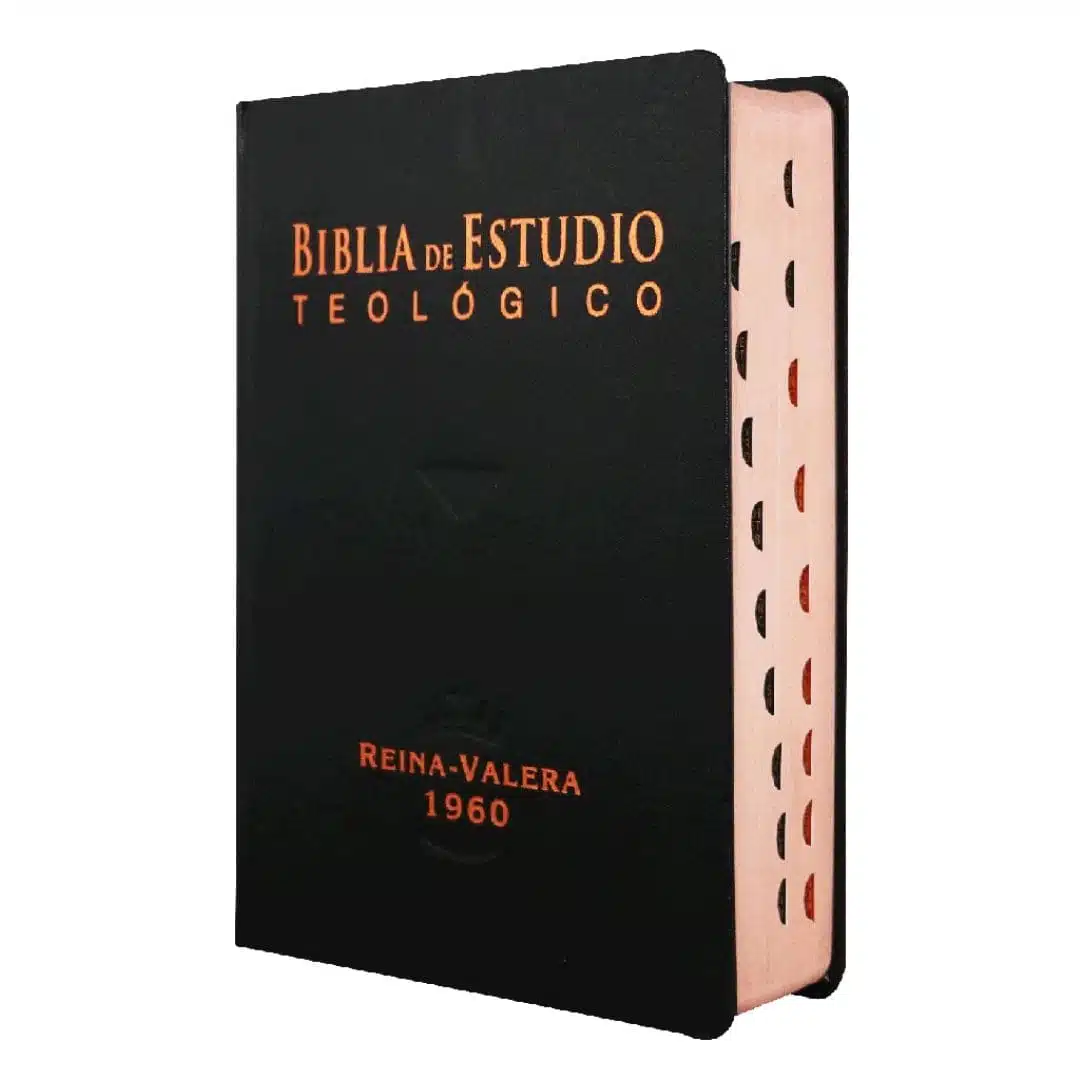 Biblia de Estudio Teológico Reina Valera 1960, Tapa Dura, Índice, Canto Bronce 7899938417874 Biblia de Estudio Teológico Reina Valera 1960, Tapa Dura, Índice, Canto Bronce - Imagen 2