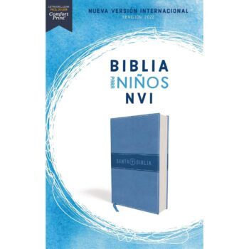 Biblia para Niños NVI, Símil Piel, Azul Celeste