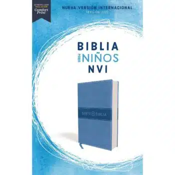 Inicio Biblia para Niños NVI, Símil Piel, Azul Celeste