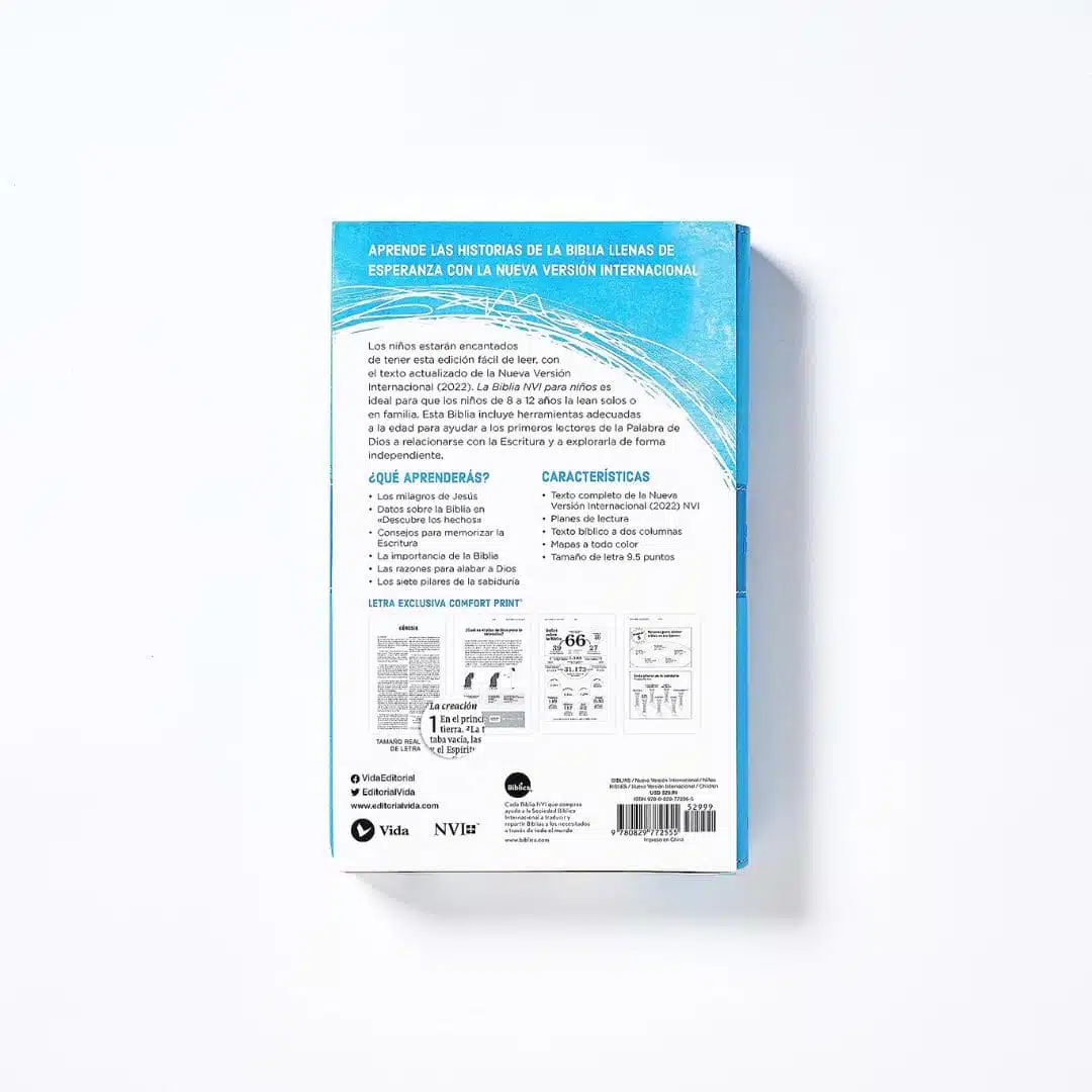 Biblia para Niños NVI, Símil Piel, Azul Celeste 9780829772555 Biblia para Niños NVI, Símil Piel, Azul Celeste - Imagen 6