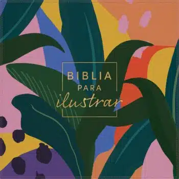 Inicio Biblia para Ilustrar, Reina Valera 1960, Símil Piel, Floral