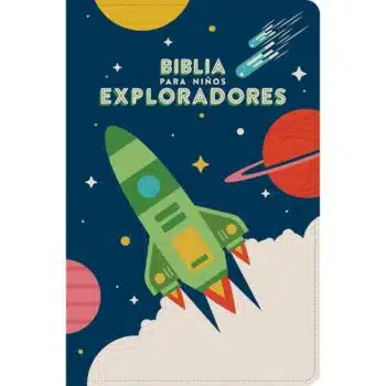 Inicio Biblia Para Niños Exploradores Reina Valera 1960, Símil Piel, Azul