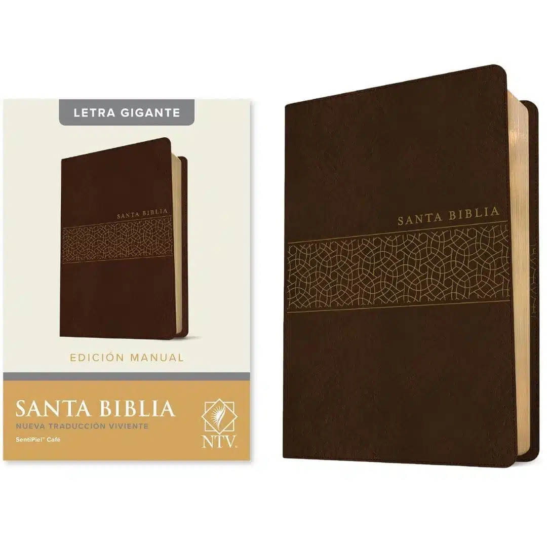 Biblia NTV, Tamaño Manual, Letra Gigante, Símil Piel, Café, Canto Dorado 9781496466013 Biblia NTV, Tamaño Manual, Letra Gigante, Símil Piel, Café, Canto Dorado