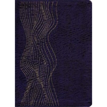 Alternative view of Biblia de Estudio Diario Vivir, Reina Valera 1960, Símil Piel, Morado Oscuro