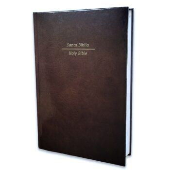 Alternative view of Biblia Bilingüe Reina Valera 1960/ESV, Letra Grande, Tapa Dura, Marrón