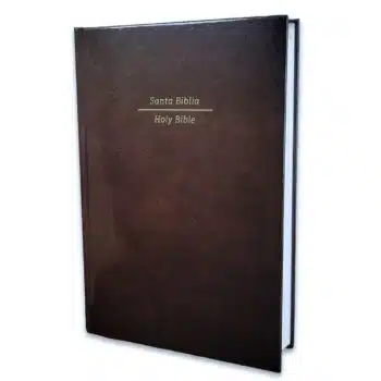 Biblia Bilingüe Reina Valera 1960/ESV, Letra Grande, Tapa Dura, Marrón 9781644734025 Biblia Bilingüe Reina Valera 1960/ESV, Letra Grande, Tapa Dura, Marrón - Imagen 2