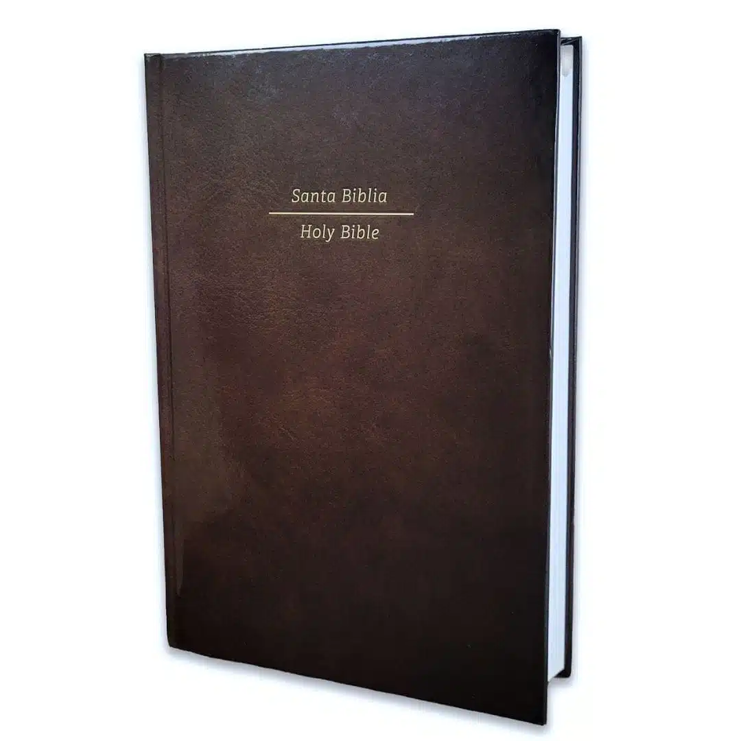 Biblia Bilingüe Reina Valera 1960/ESV, Letra Grande, Tapa Dura, Marrón 9781644734025 Biblia Bilingüe Reina Valera 1960/ESV, Letra Grande, Tapa Dura, Marrón - Imagen 2