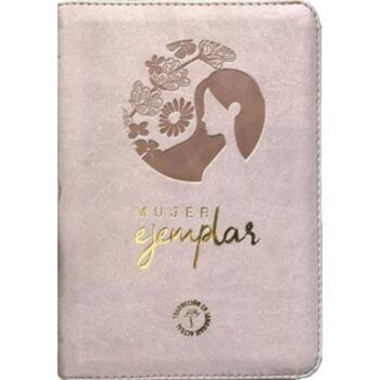 Biblia Mujer Ejemplar, TLA, Letra Grande, Símil Piel, Cierre, Palo Rosa
