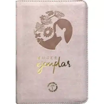Inicio Biblia Mujer Ejemplar, TLA, Letra Grande, Símil Piel, Cierre, Palo Rosa