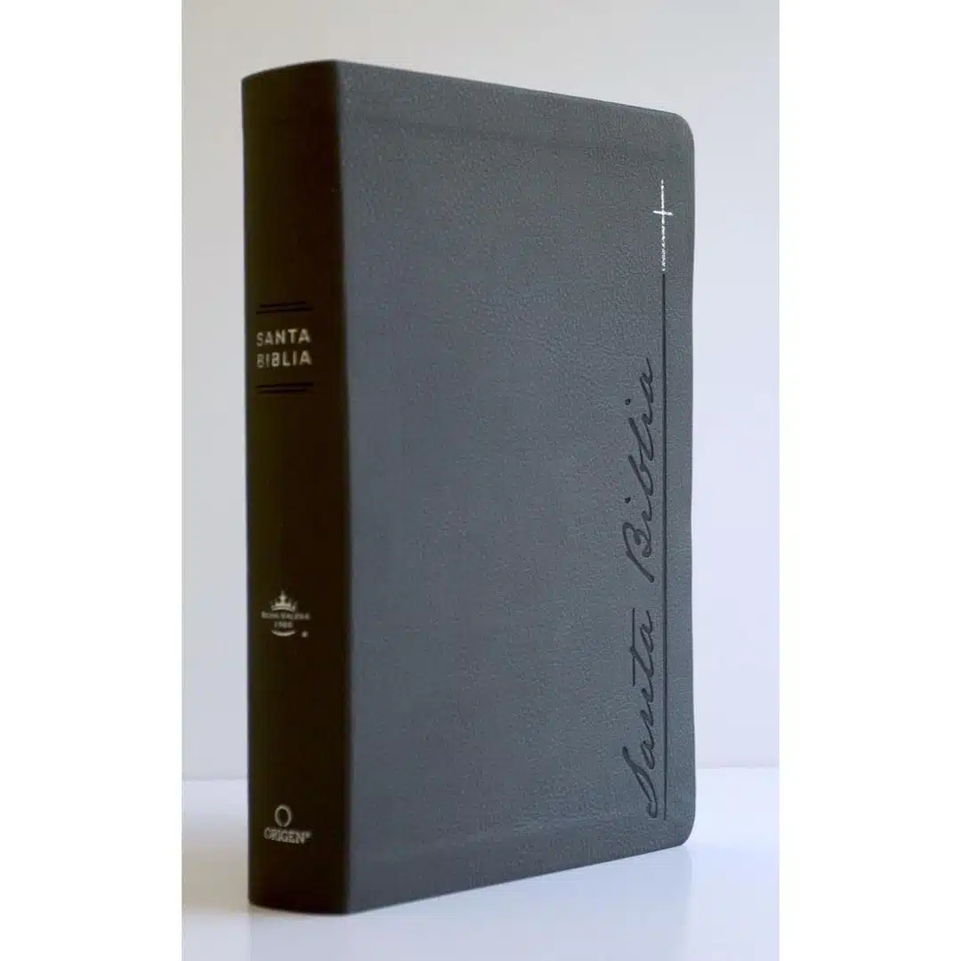 Biblia Reina Valera 1960, Tamaño Manual, Letra Gigante, Símil Piel, Gris, Canto pintado 9798890982216 Biblia Reina Valera 1960, Tamaño Manual, Letra Gigante, Símil Piel, Gris, Canto pintado - Imagen 2