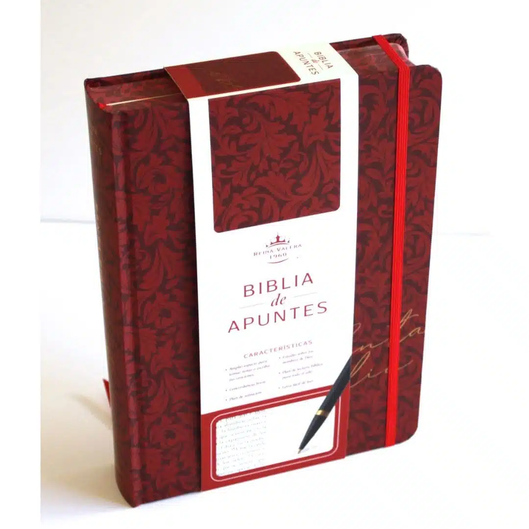 Biblia de Apuntes, Reina Valera 1960, Tapa Dura, Vino Tinto, Flores 9798890982247 Biblia de Apuntes, Reina Valera 1960, Tapa Dura, Vino Tinto, Flores