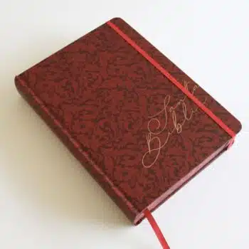 Biblia de Apuntes, Reina Valera 1960, Tapa Dura, Vino Tinto, Flores 9798890982247 Biblia de Apuntes, Reina Valera 1960, Tapa Dura, Vino Tinto, Flores - Imagen 2