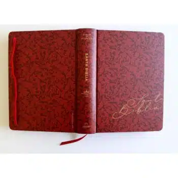 Biblia de Apuntes, Reina Valera 1960, Tapa Dura, Vino Tinto, Flores 9798890982247 Biblia de Apuntes, Reina Valera 1960, Tapa Dura, Vino Tinto, Flores - Imagen 7