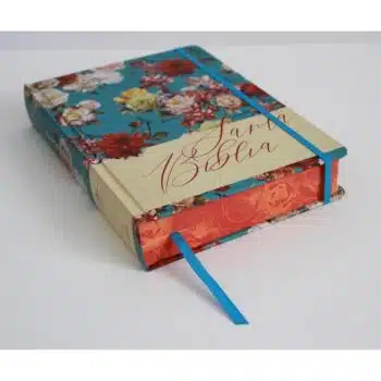 Biblia de Apuntes, Reina Valera 1960, Tapa Dura, Azul con flores 9798890982278 Biblia de Apuntes, Reina Valera 1960, Tapa Dura, Azul con flores - Imagen 3