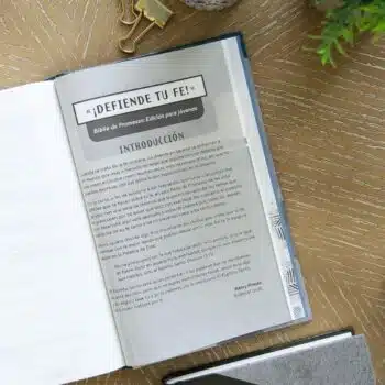 Biblia de Promesas para Hombres Jóvenes Reina Valera 1960, Letra Grande, Tapa Dura, Azul-Gris 9780789929273 Biblia de Promesas para Hombres Jóvenes Reina Valera 1960, Letra Grande, Tapa Dura, Azul-Gris - Imagen 3