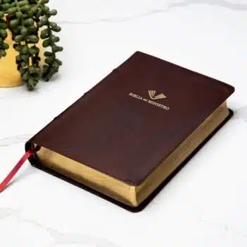 Biblia del ministro Reina Valera 1960, Edición Ampliada, Letra Grande, Piel, Caoba 9781430082002 Biblia del ministro Reina Valera 1960, Edición Ampliada, Letra Grande, Piel, Caoba - Imagen 2