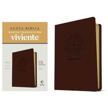 Inicio Biblia NTV, Letra Super Gigante, Símil Piel, Café